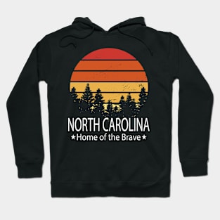 North Carolina, Home of the brave, North Carolina State Hoodie